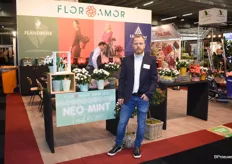 Christoph Stevens van Flor Amor stond op de beurs met het nieuwe concept NEO-Mint.